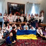Українські діти зустрілися з Президентом Португалії Марселу Ребелу де Соуза.